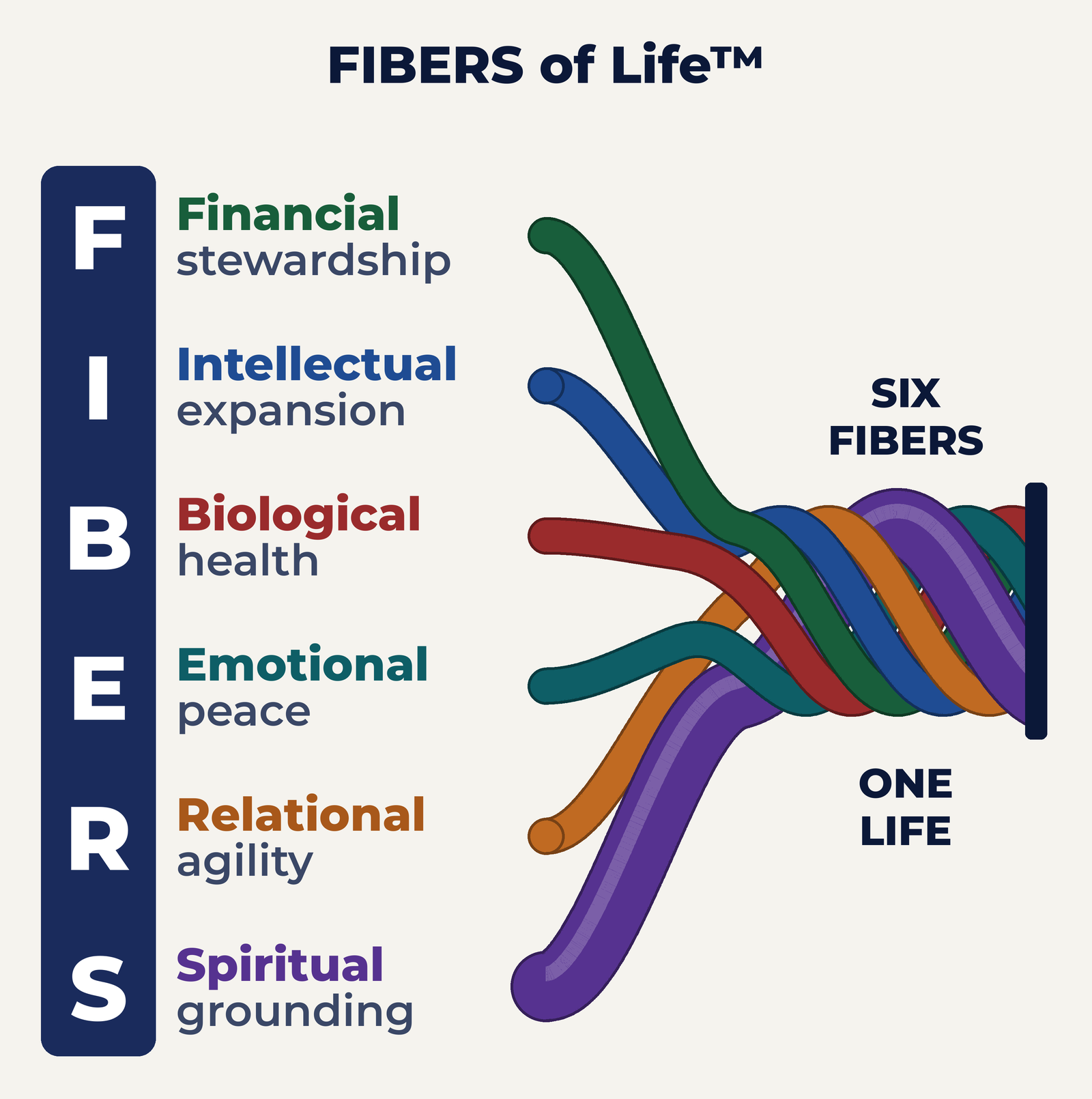 FIBERS of Life™ — six fibers, one life